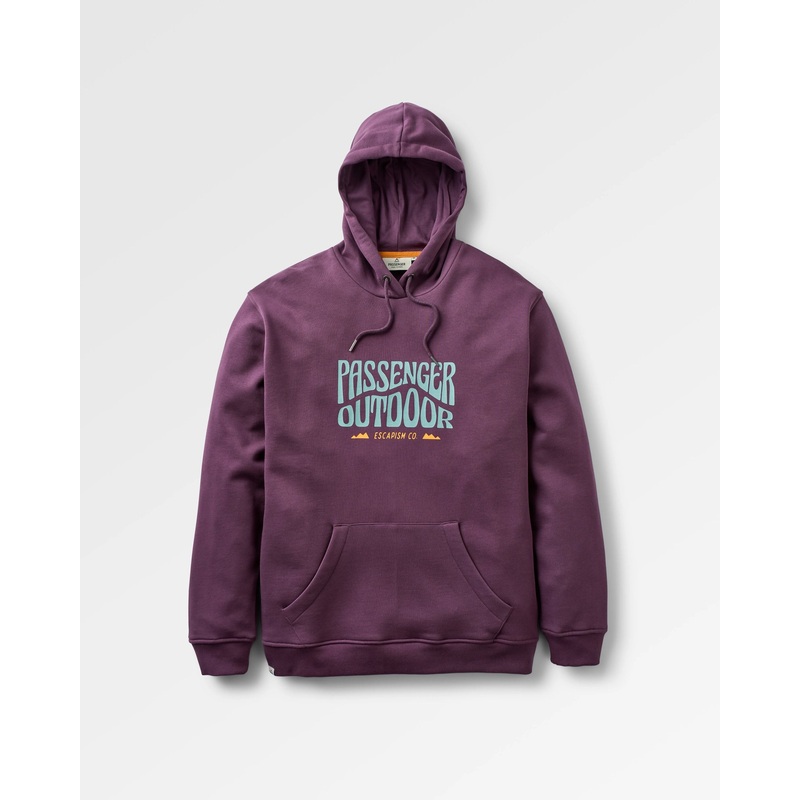 Yuca Organic Cotton Hoodie – Deep Plum