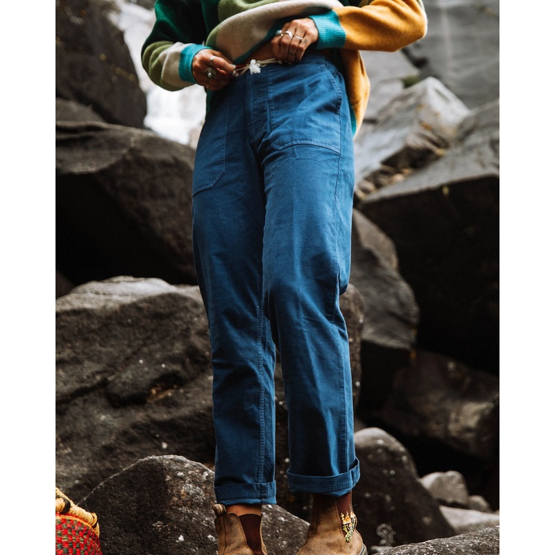 Avian Cord Trouser – Dark Denim