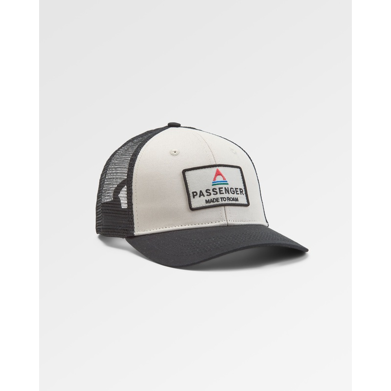 Core Organic Cotton Trucker Cap – Black/ White