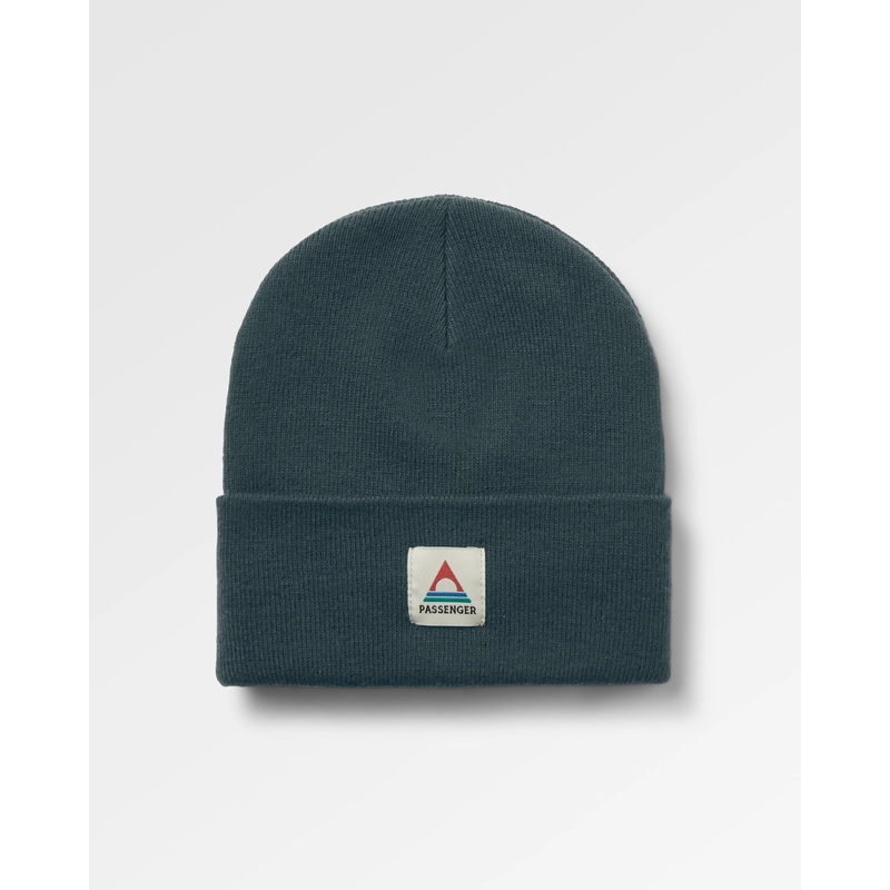 Core Recycled High-Top Beanie – Dark Fern