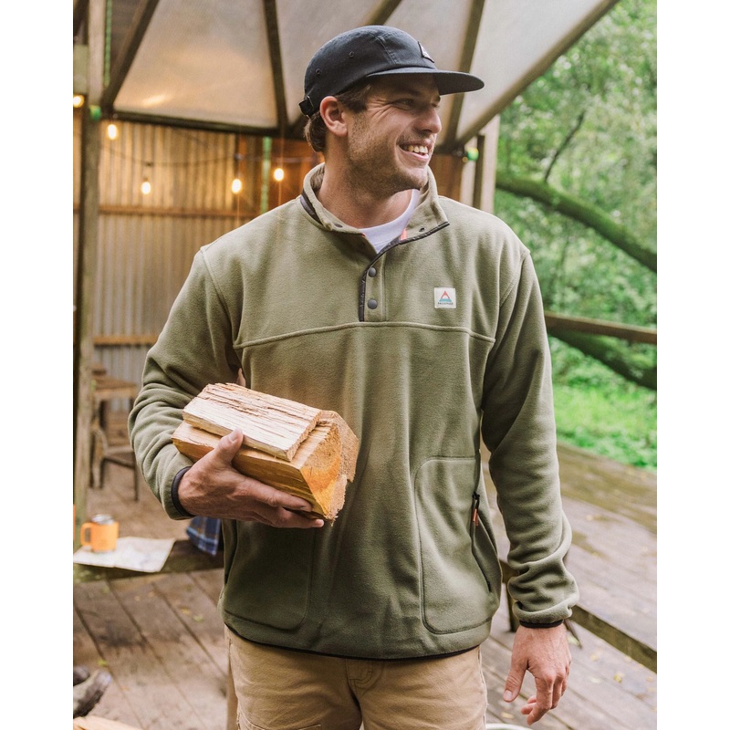 Dusk Recycled Polartec Fleece – Dusty Olive