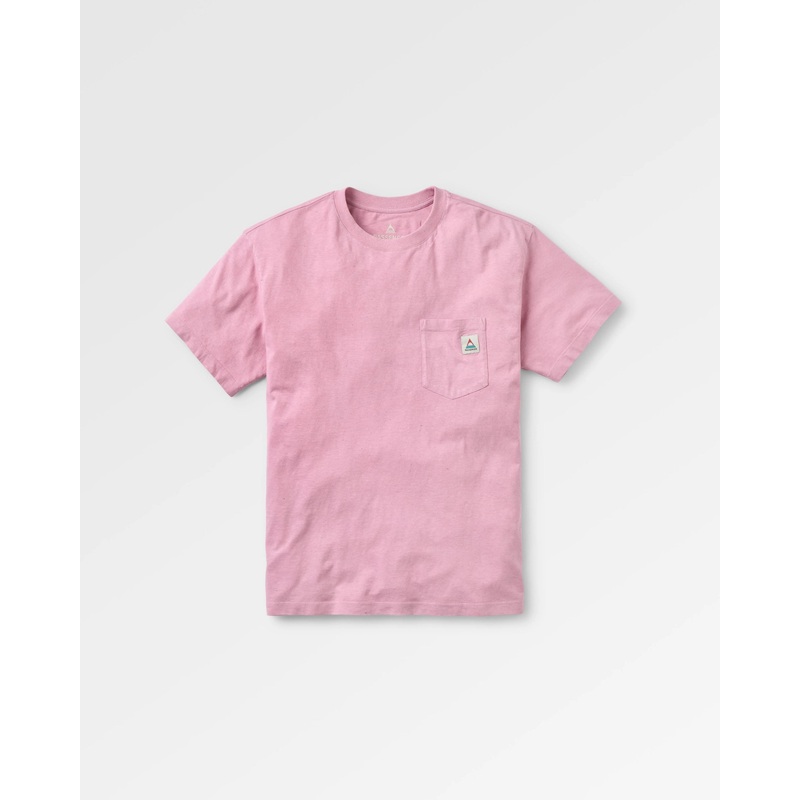 Heritage Organic Relaxed Fit T-Shirt – Pink Haze