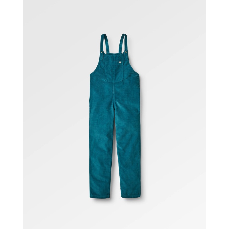 Meadows Organic Cotton Cord Dungarees – Tidal Blue