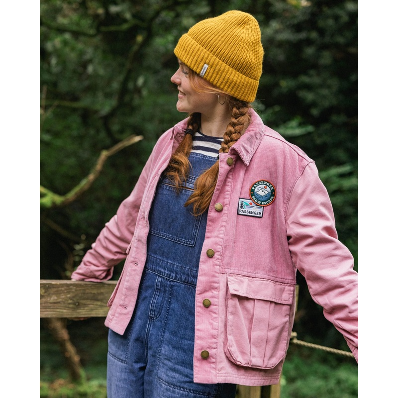 Nomad Corduroy Overshirt – Pink Haze