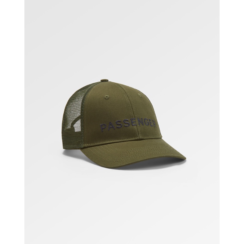 Passenger Organic Cotton Trucker Cap – Khaki