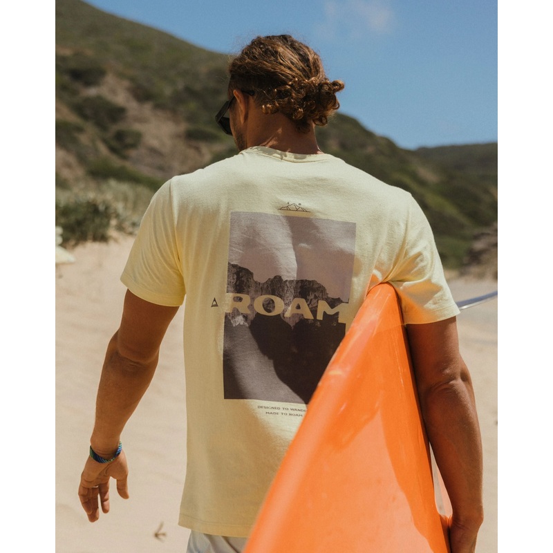 Roam Recycled Cotton T-Shirt – Sunlight