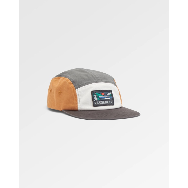 Roamer Recycled 5 Panel Cap – Storm Grey Multi