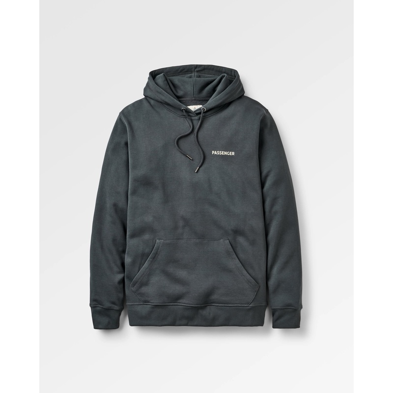 Roamer Recycled Cotton Hoodie – Black