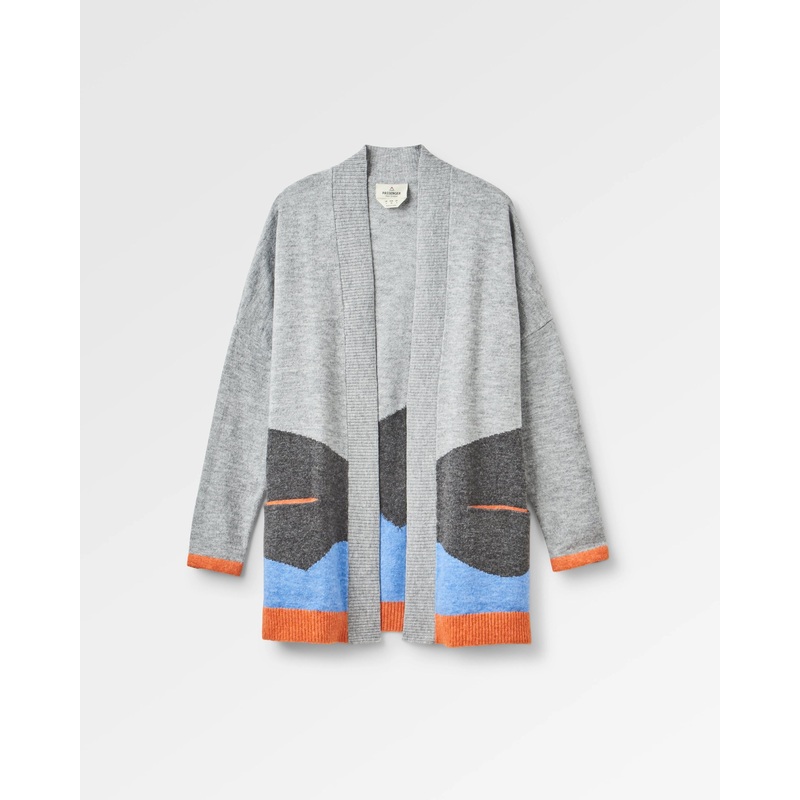 Scenic ‘Light’ Long Knitted Cardigan – Scenic Grey