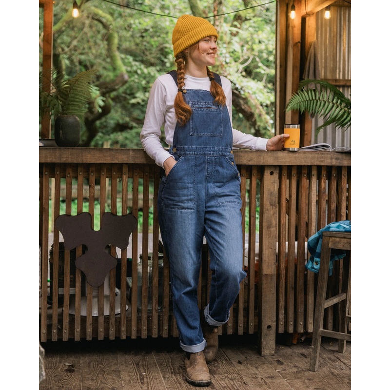 Shuffle Denim Dungarees – Denim Blue
