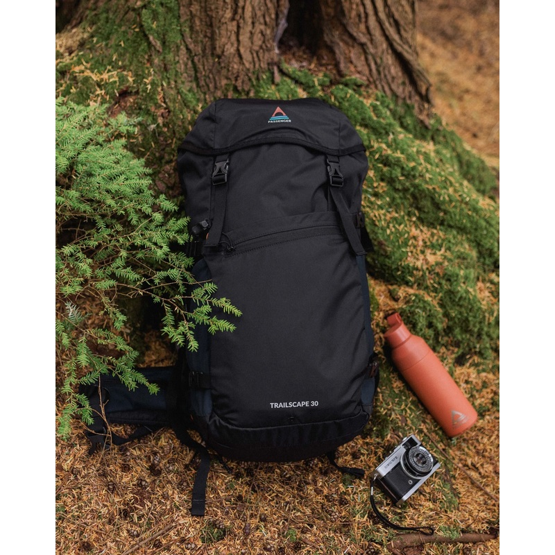 Trailscape Recycled 30L Backpack – Black