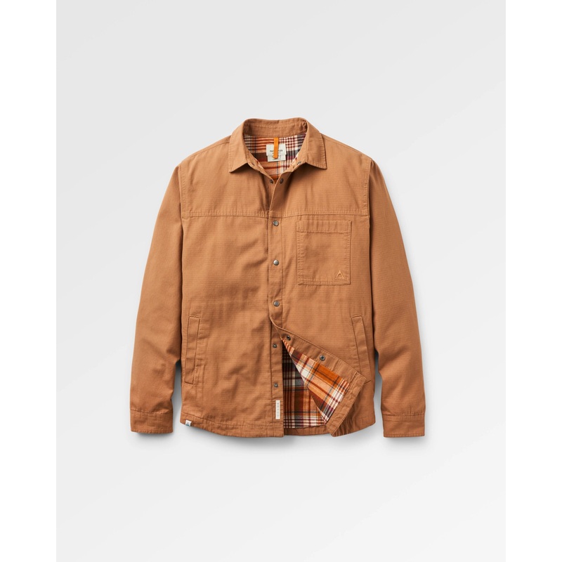 Way Flannel Lined Overshirt – Toffee