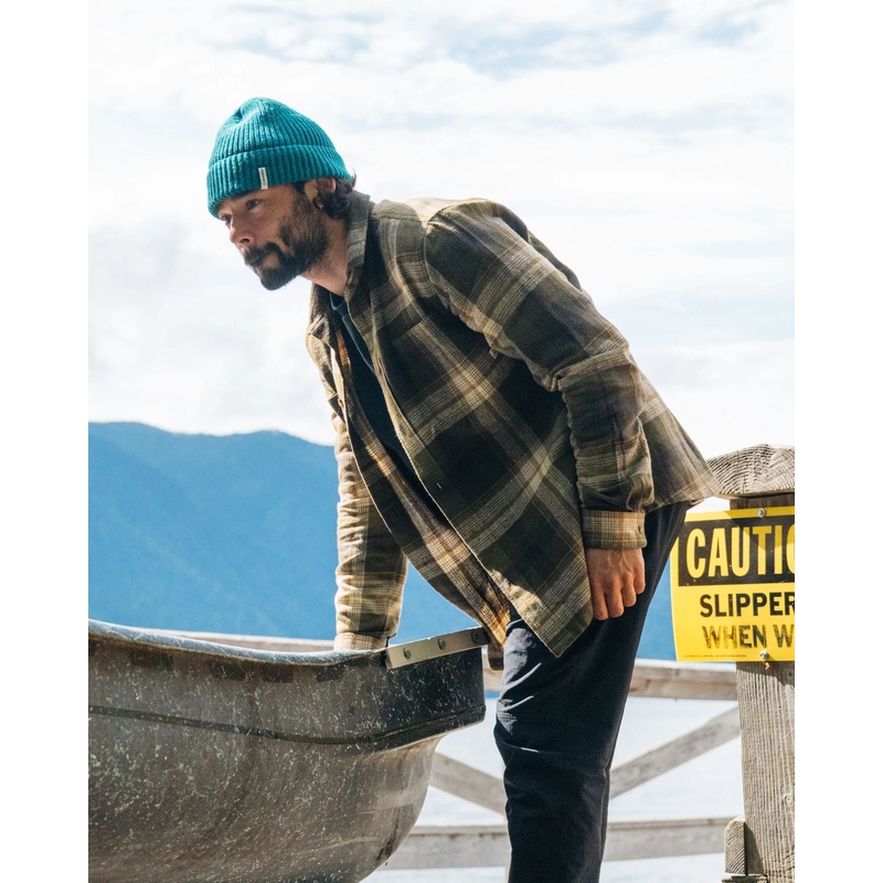 Backcountry Check Shirt – Dark Olive Check