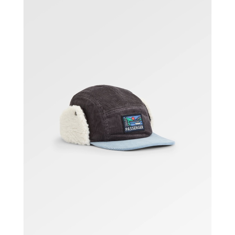 Daytime Recycled Cotton Sherpa Lined Hat – Charcoal