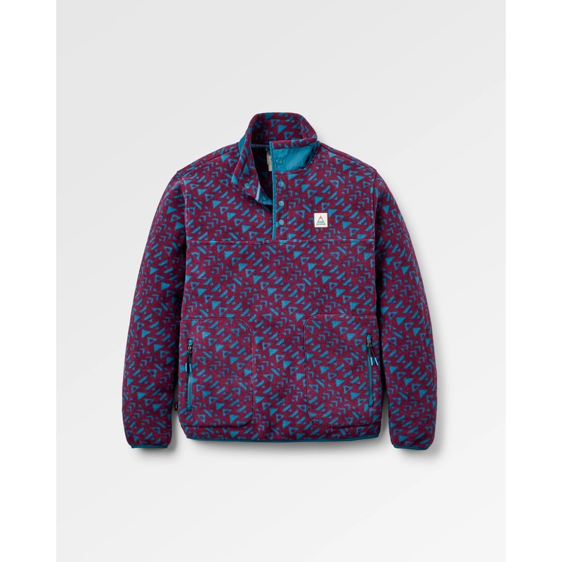 Dusk Recycled Polartec Fleece – Diagonal Geo Fig