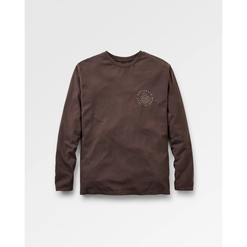 Escapism Recycled LS T-Shirt – Espresso