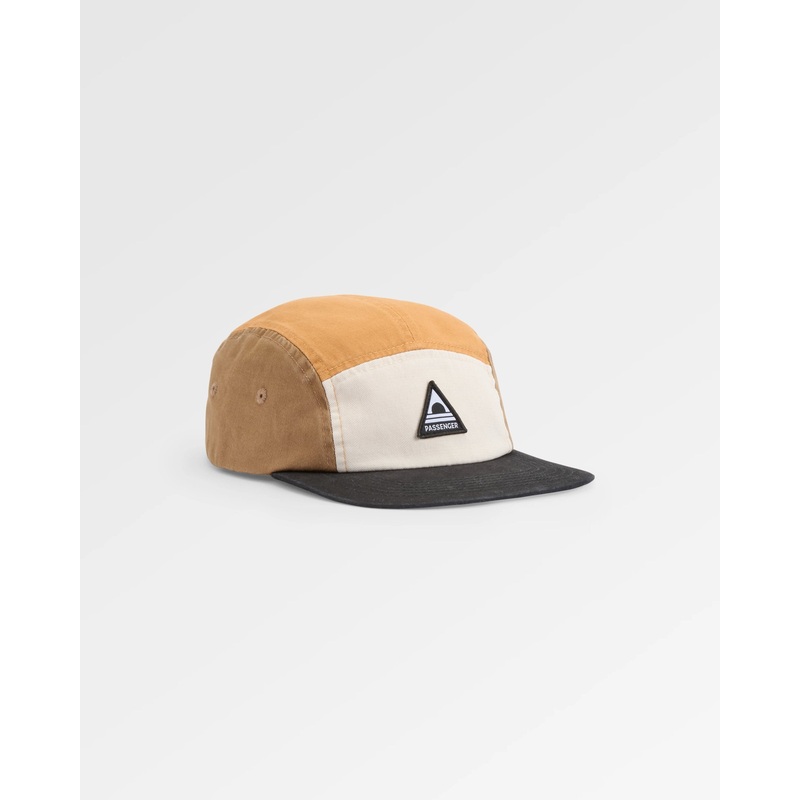 Fixie Recycled 5 Panel Cap – Spruce Yellow/Toffee