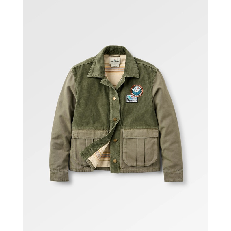 Nomad Corduroy Overshirt – Dusty Olive