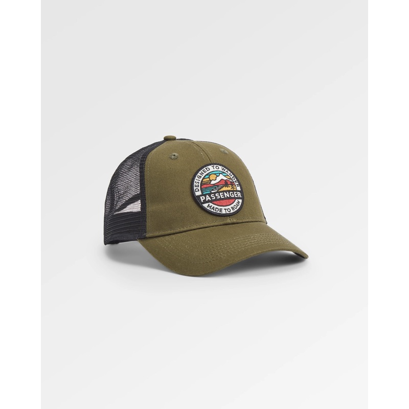 Odyssey Mesh Snapback Cap – Khaki