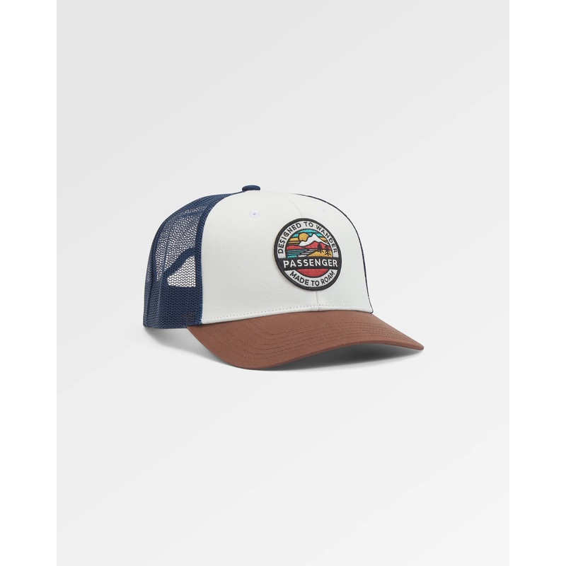 Odyssey Mesh Snapback Cap – Rich Navy/Rubber