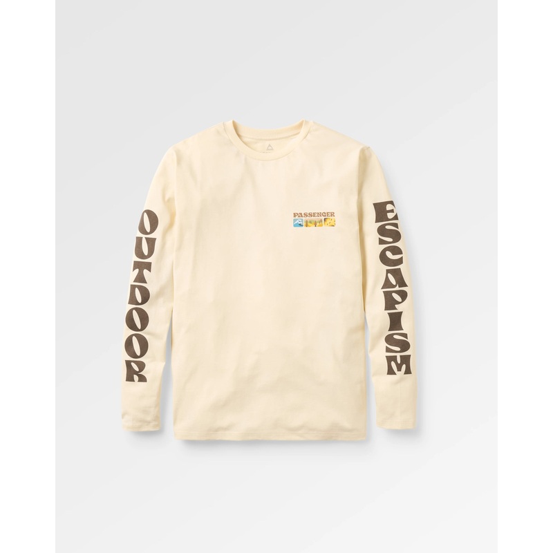 Patches Recycled Cotton LS T-Shirt – Birch