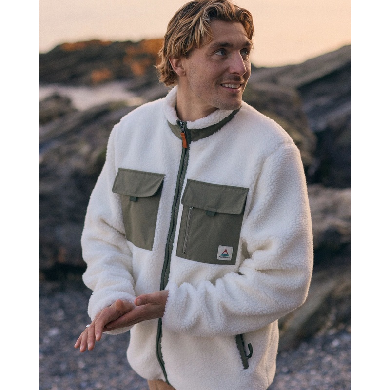 Valiant Deep Pile Fleece – Off White