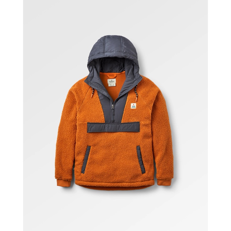 Woodland Recycled Polar-lined Sherpa Fleece – Retro Orange