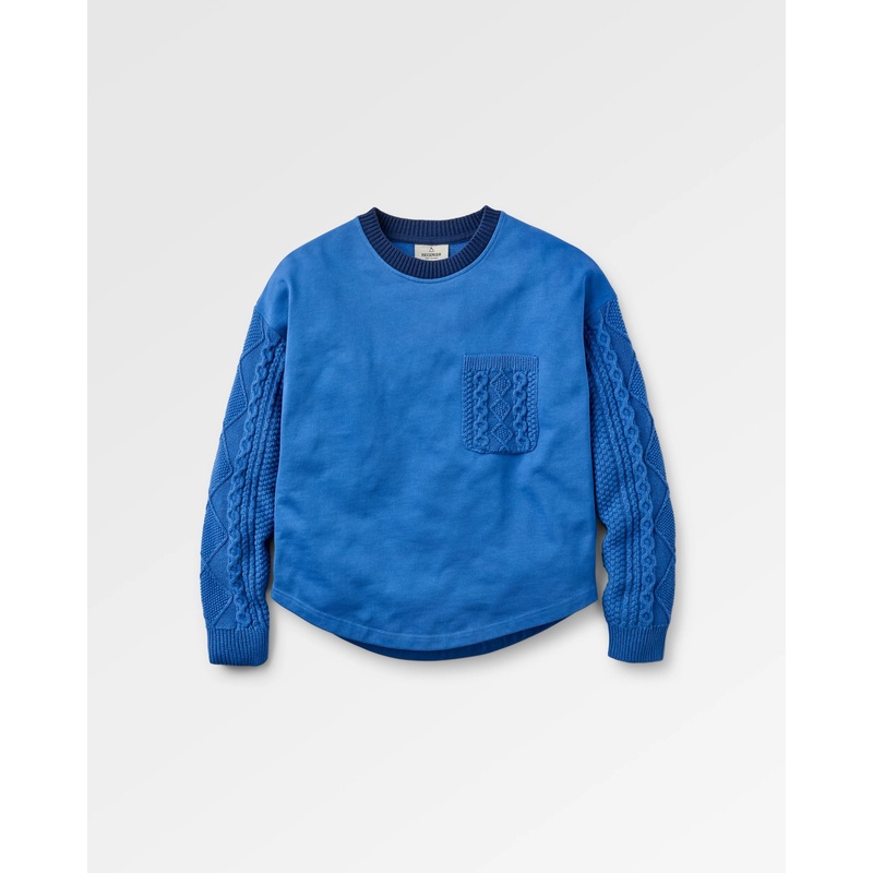 Aerial LS Knit Top – Electric Blue