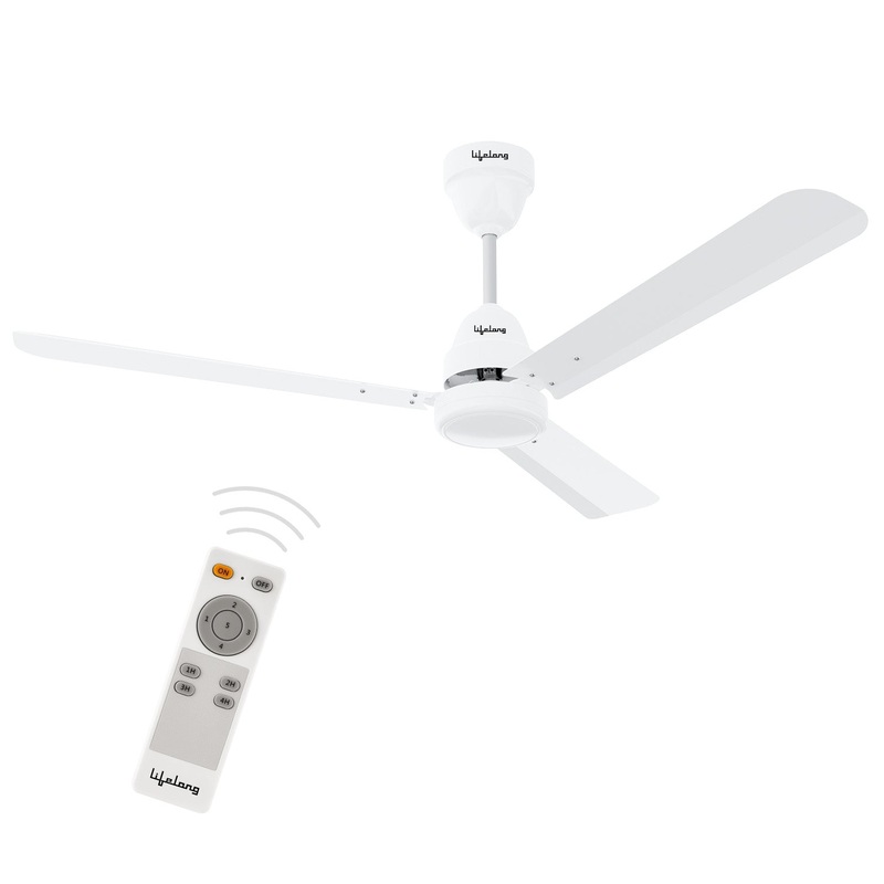 Lifelong 1200mm BLDC Ceiling Fan  35W Silent Fan with Remote, 5-Star Rated, 350 RPM Speed (LLCFBL901)