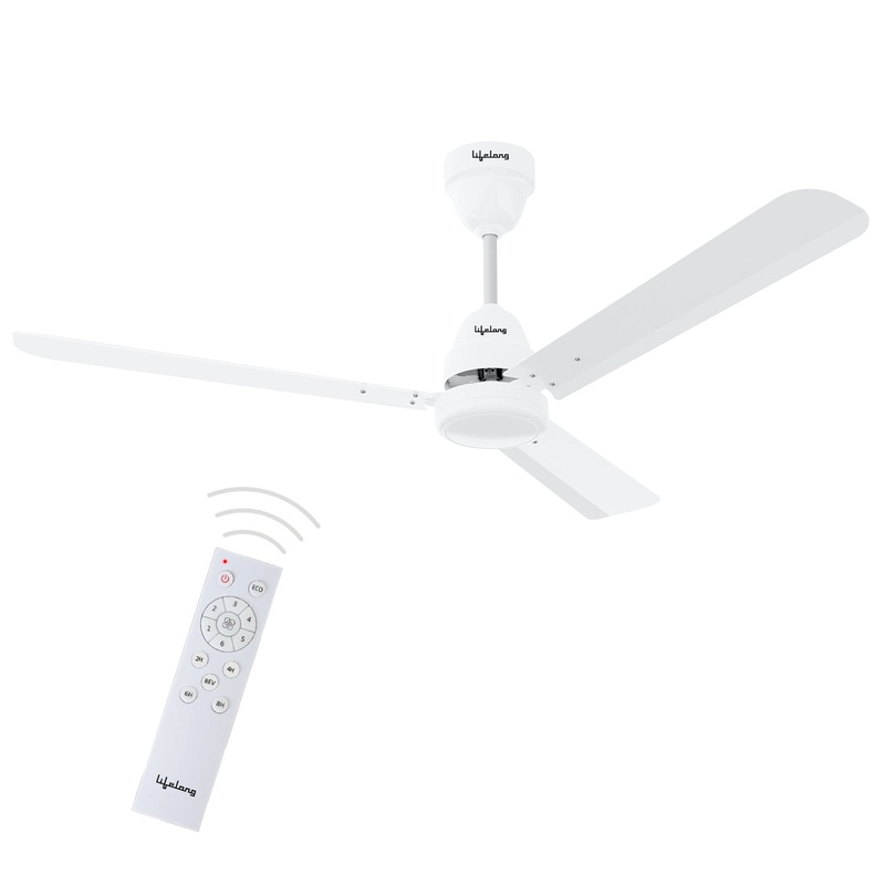 Lifelong 1200Mm Bldc Ceiling Fan For Home (48Inch)-35-Watt Smart Fan With 350 Rpm High Speed-Up To 60% Energy Saving 5-Star Rated Noiseless Fan-Remote Control Fans For Home Ceiling (Llcfbl903)