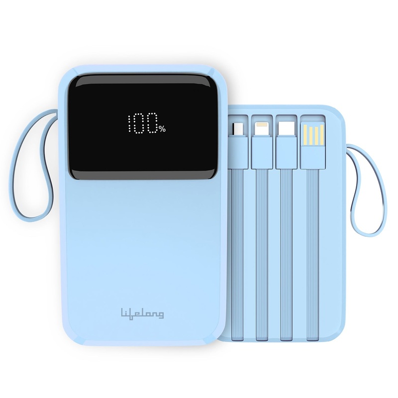 Lifelong 20000 mAh fast charging powerbank – Blue