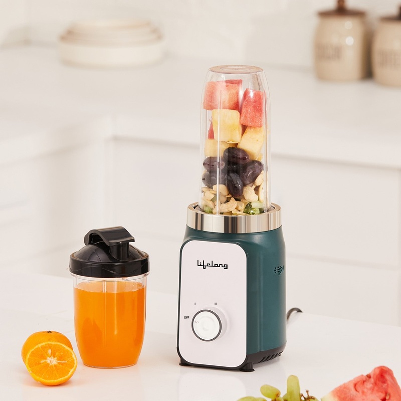 Lifelong 500W Nutri Blender(Green) with 2 Jar