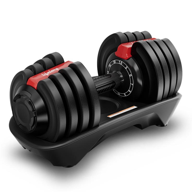 Lifelong Adjustable Dumbbell (1.5kg-18kg) – Home Gym Equipment