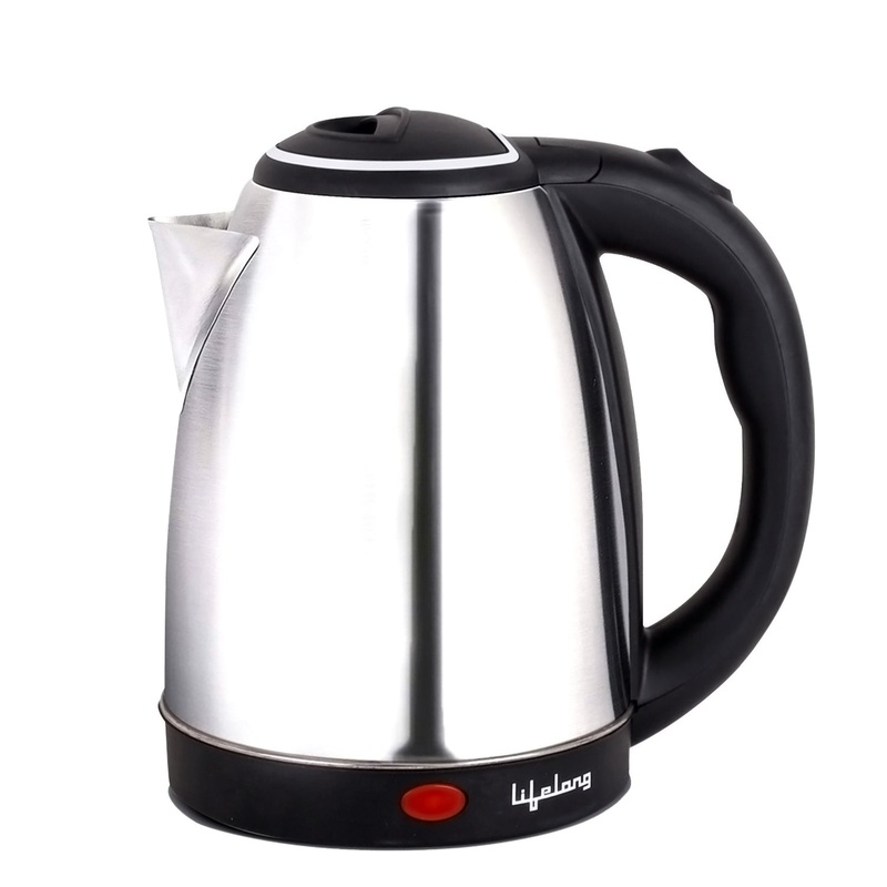 Lifelong LLEK15 Electric Kettle | 1.5L Stainless Steel | 1500W Quick Boil | Auto Shut-Off | 1-Year Warranty