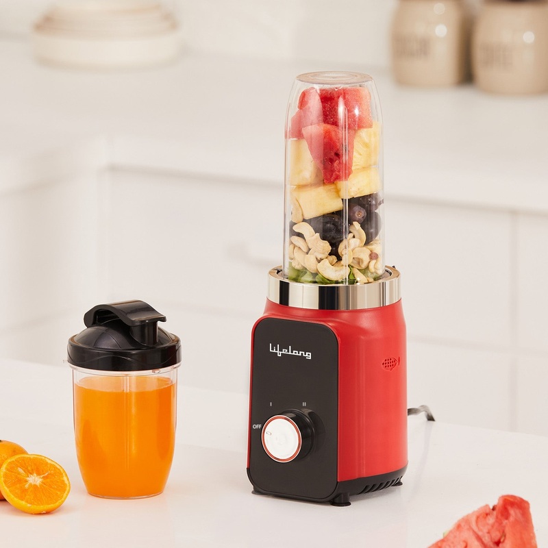 Lifelong Nutri Blender for Smoothies and Juices 500 Watts with 2 Jars