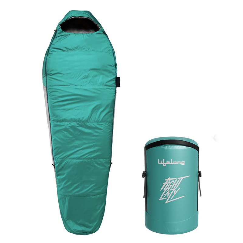 Lifelong +10C, Lab tested Mummy Shape Sleeping Bag Adult for Camping, Hiking, Indoor & Outdoor, Warm Sleeping Bag