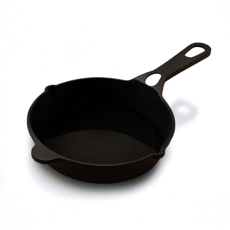 Lifelong cast Iron Fry Pan 10 inch (260mm) With Wooden Spatula
