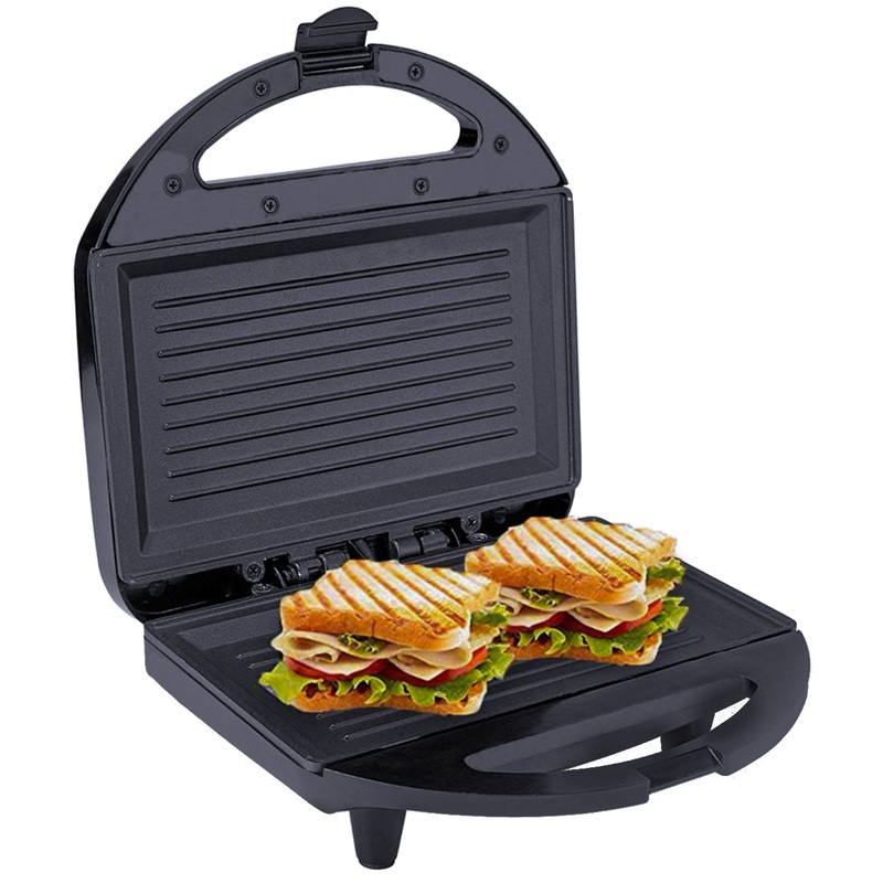 Lifelong Classic Pro 750W Sandwich Griller  4 Slice Non-Stick Maker with Auto Cut-Off, Power Indicator & Fixed Plates