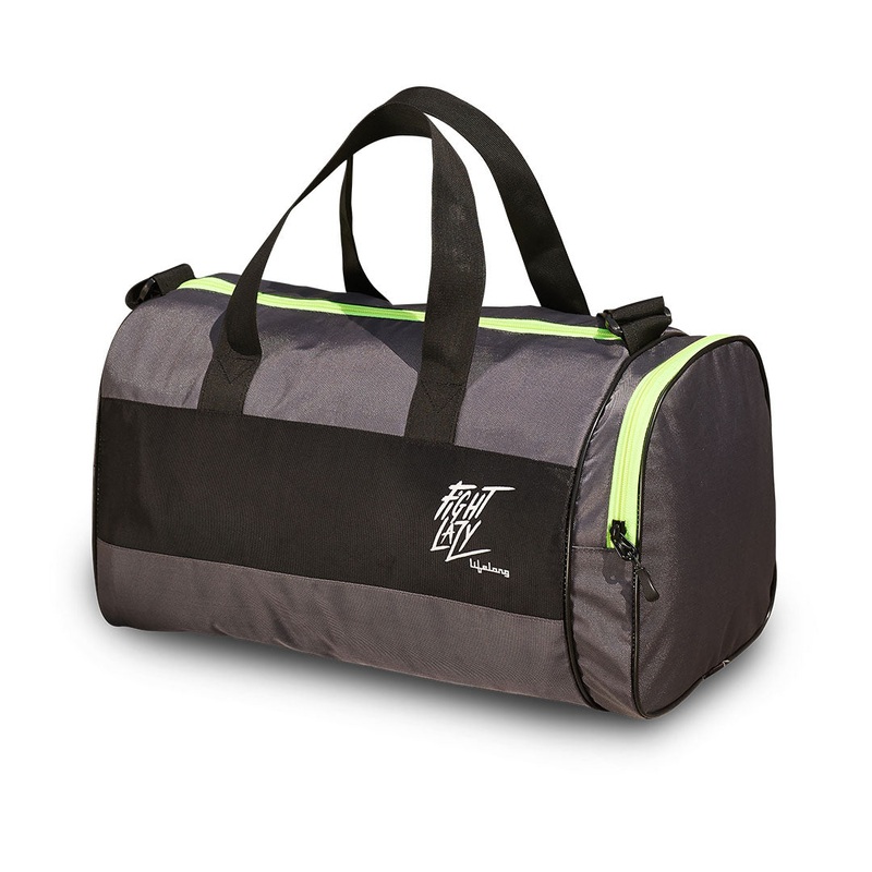 Lifelong Gym Bag/Sports & Travel Bag/Unisex (Grey Black)