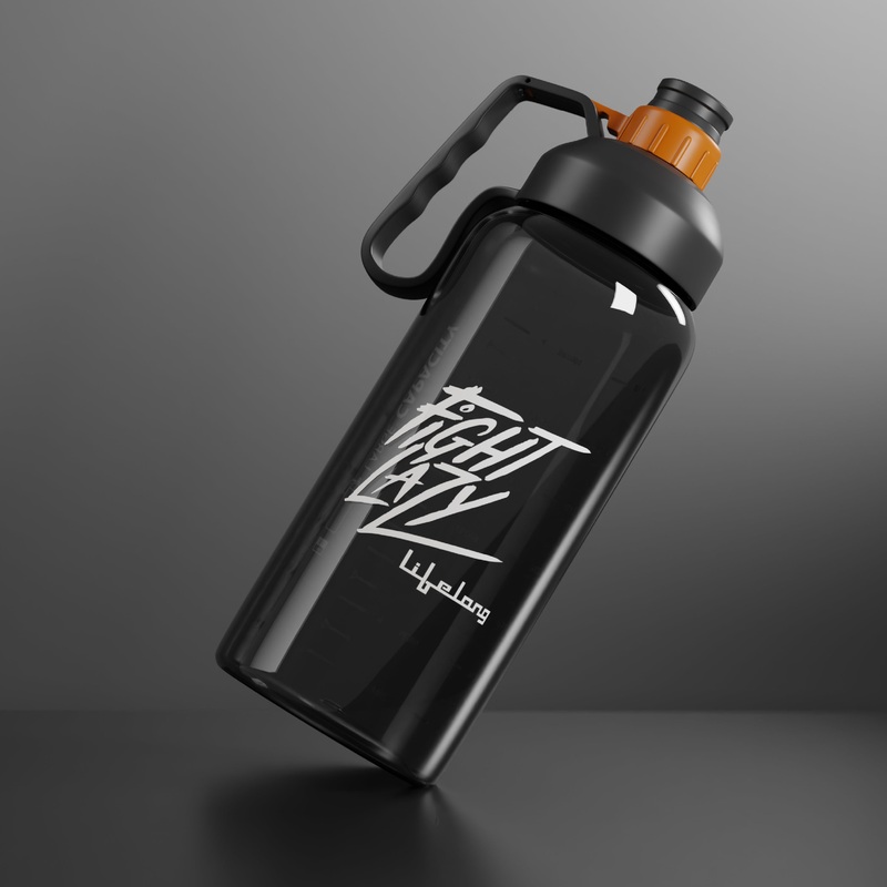 Lifelong Gym Gallon Bottle 1800 ml (Black)