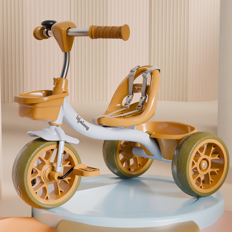 Lifelong Kids Tricycle with Eva wheels, bell and Storage Basket / baby Trike/ Age Group 2 Year to 5years LLKTC11