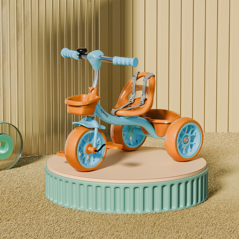 Lifelong Kids Trike Cycle (25 Years) with Basket, Bell & EVA Wheels  30Kg Capacity