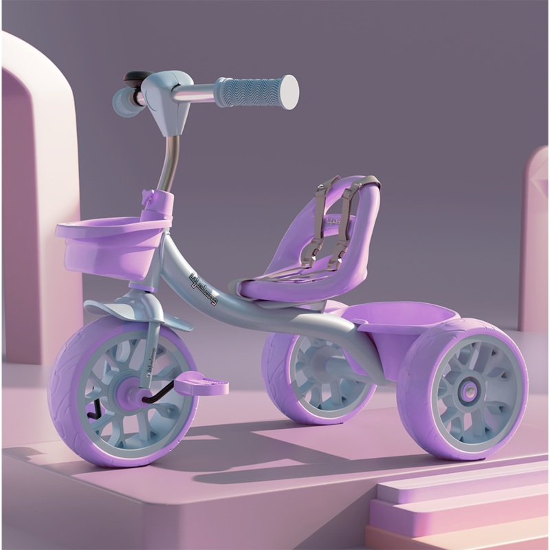 Lifelong Kids Trike Cycle (25 Yrs) with EVA Wheels, Bell & Basket  30Kg Capacity