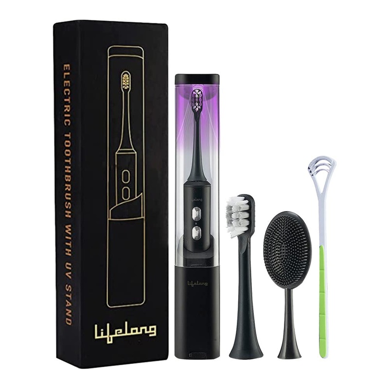Lifelong LLDC117 Sonic Toothbrush with UV Sterilizer, 5 Modes, 25K Strokes/min