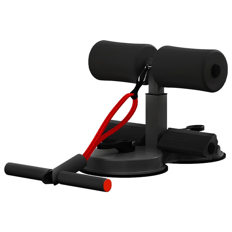 Lifelong Sit-Up Bar with Resistance Tubes – Dual Suction | 3 Height Levels | Portable Home Gym Equipment