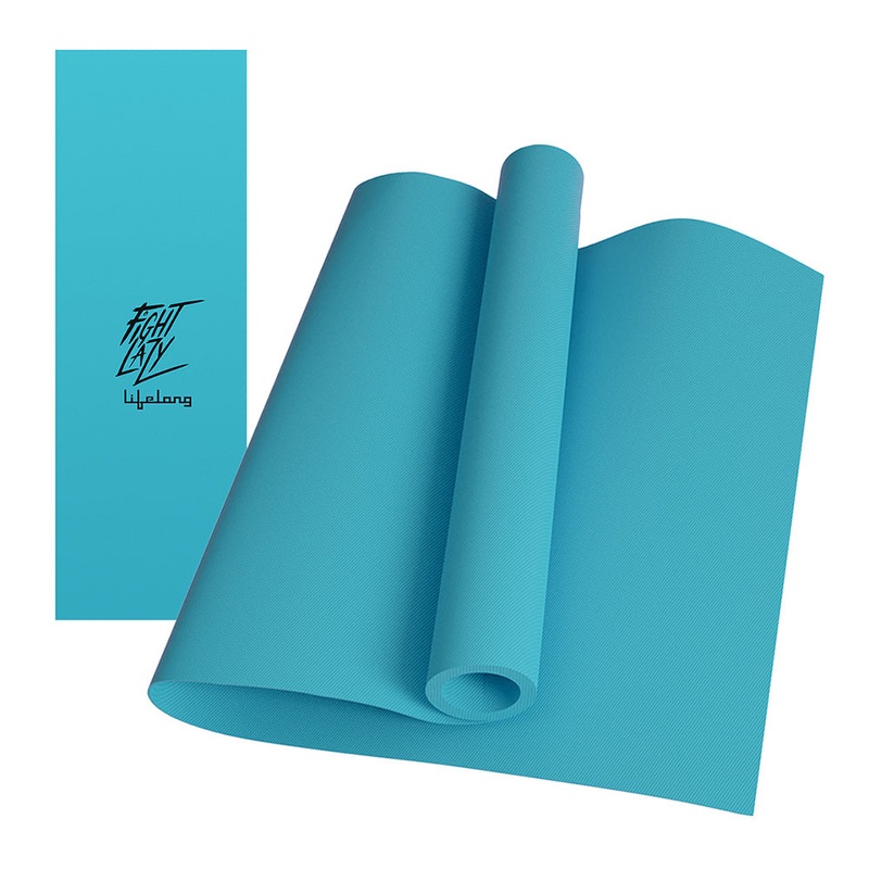 Lifelong Yoga mat for Women & Men EVA Material 6mm Sea Blue Anti Slip for Gym Workout