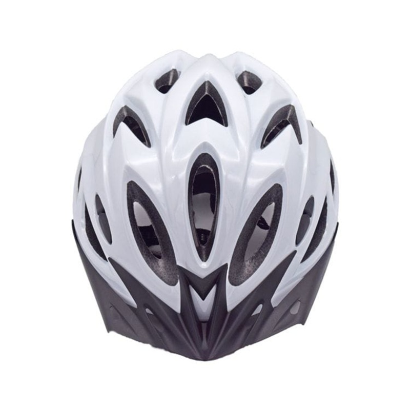 LLFAH04 Adjustable Cycling Helmet with Detachable Visor (White)