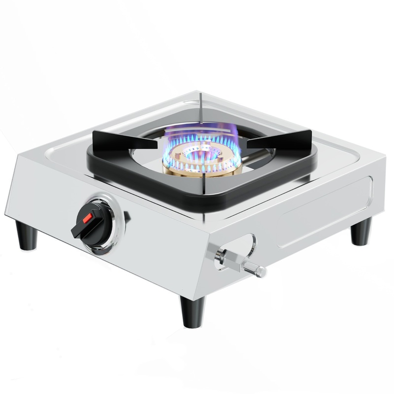 LPG Gas Stove with 1 Burner & Automatic Ignition