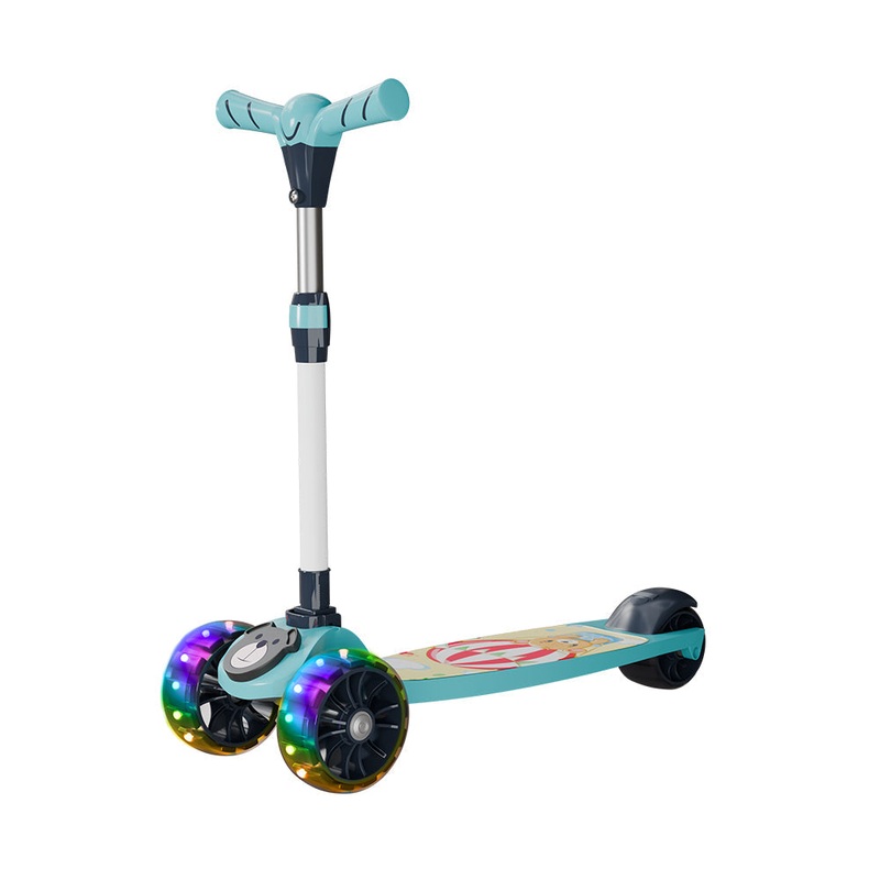 Scooter for Kids 3+ Years – Foldable with LED Wheels & Adjustable Height – Kick Scooter Capacity 50kg- for 3+ Year Old boy & Girl