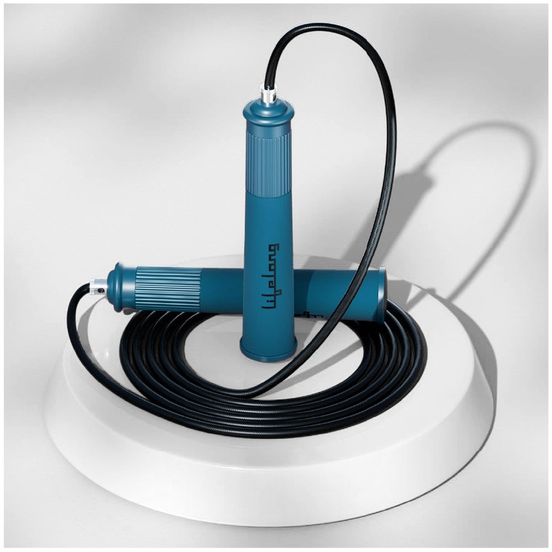 Skipping Rope for Men, Women & Children Jumping Rope with Adjustable Height (290cm) & Foam Handles